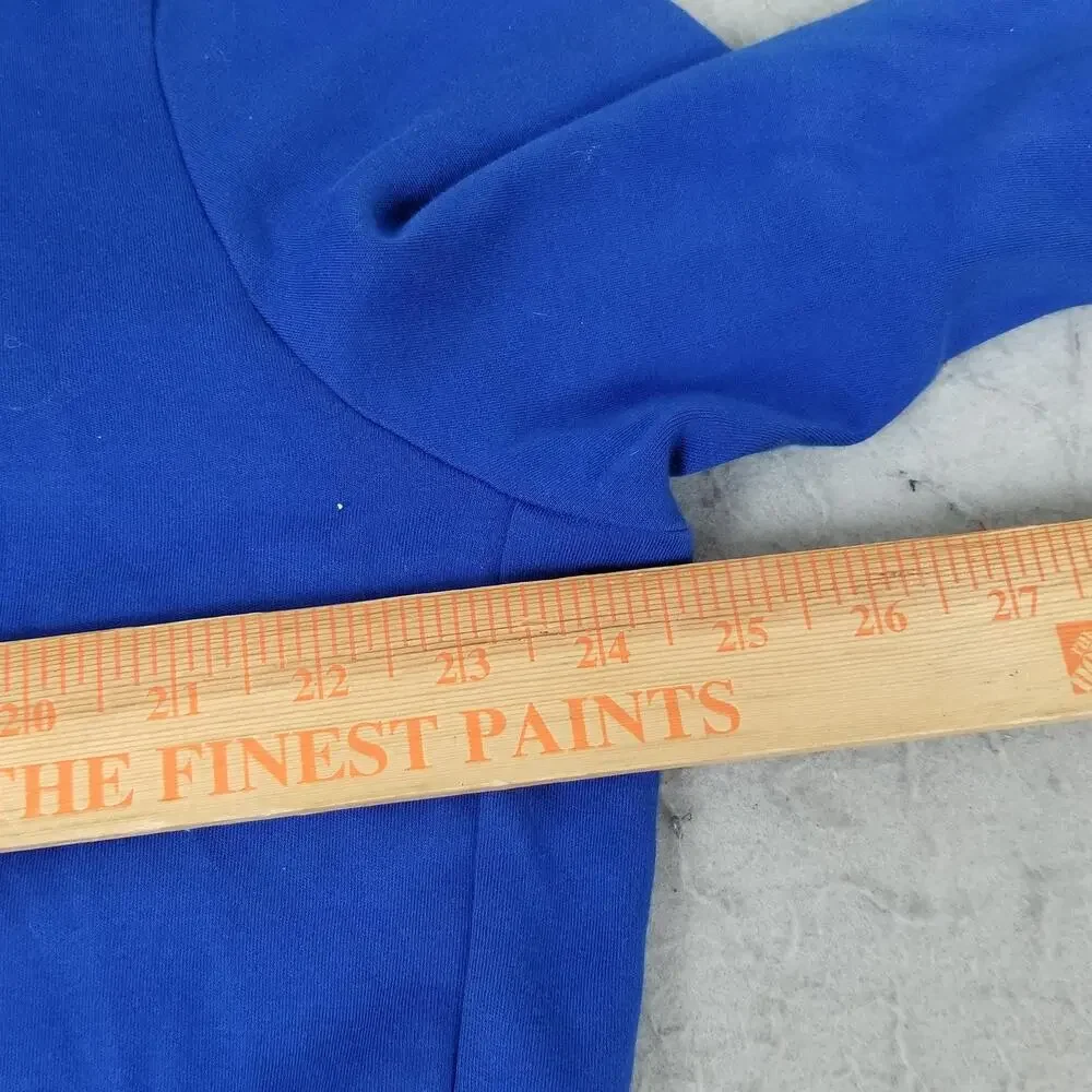 Polo Ralph Lauren‎ Shirt Mens Large Blue Quarter Zip Pima Cotton Long Sleeve